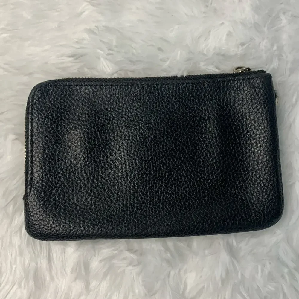 Coach Black Double Zip Pouch